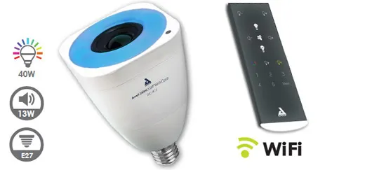 Lampe enceinte