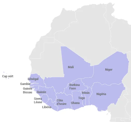 Pays d'Afrique de l'Ouest