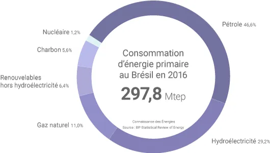 Mix énergétique du Brésil