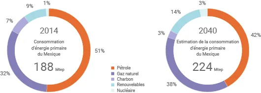 Mix énergétique du Mexique