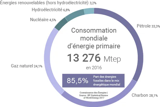 Consommation mondiale d'énergie