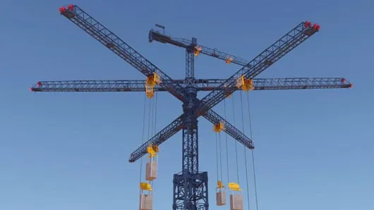 Grue du systeme Energy Vault