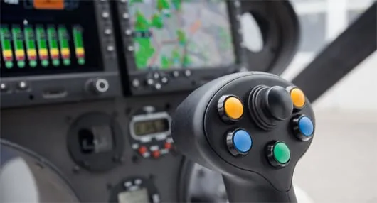 Joystick du Volocopter 