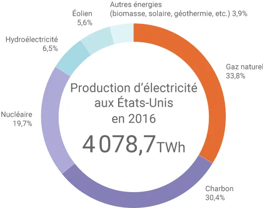 Mix électrique américain