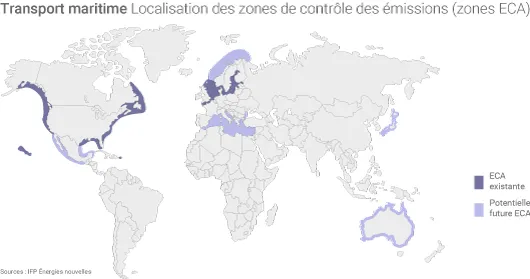 Emissions du transport maritime