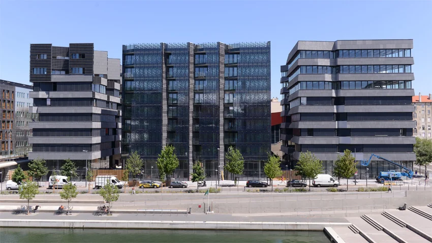 Bâtiments à énergie positive Hikari à Lyon