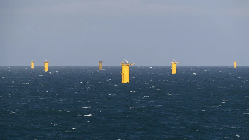 Attente des éoliennes