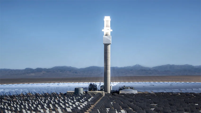 Production électrique Crescent Dunes