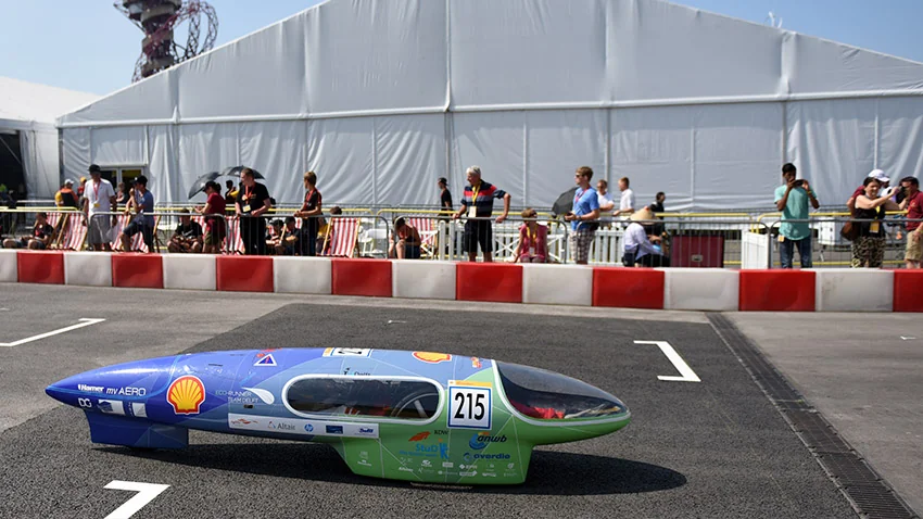 Voiture hydrogène au Shell Eco-marathon 2018