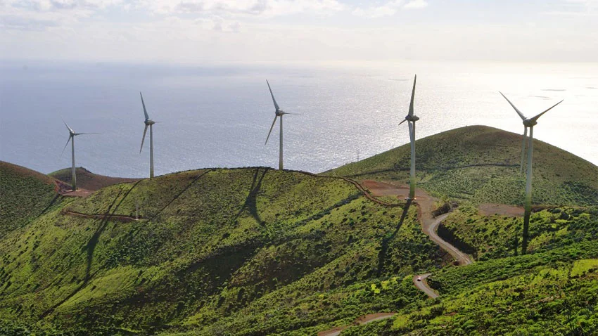 Éoliennes dans les Canaries