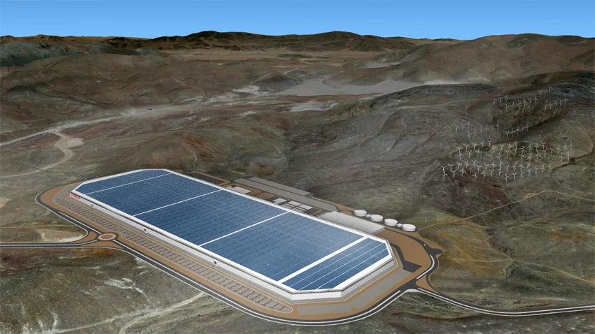 Gigafactory et énergies renouvelables