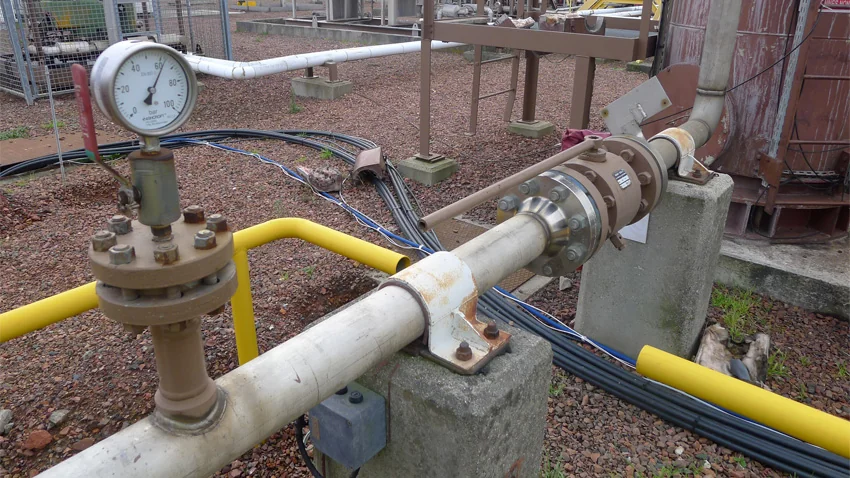 Injection de gaz de mine