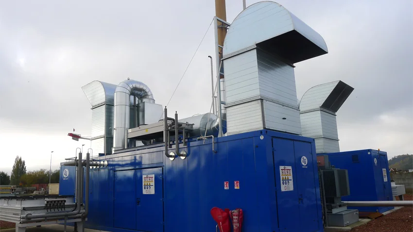 Production d'électricité à partir de gaz de mine