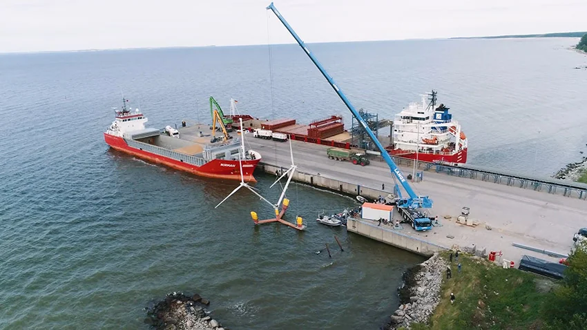 Structure éolienne flottante « Nezzy2 »