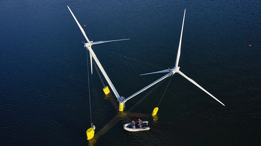 Structure éolienne flottante « Nezzy2 »
