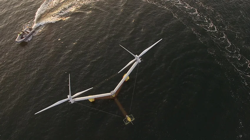Structure éolienne flottante « Nezzy2 »