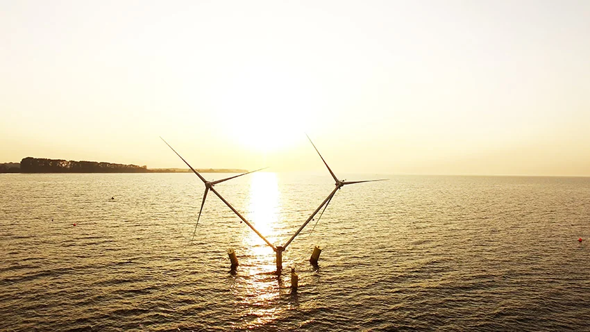 Structure éolienne flottante « Nezzy2 »