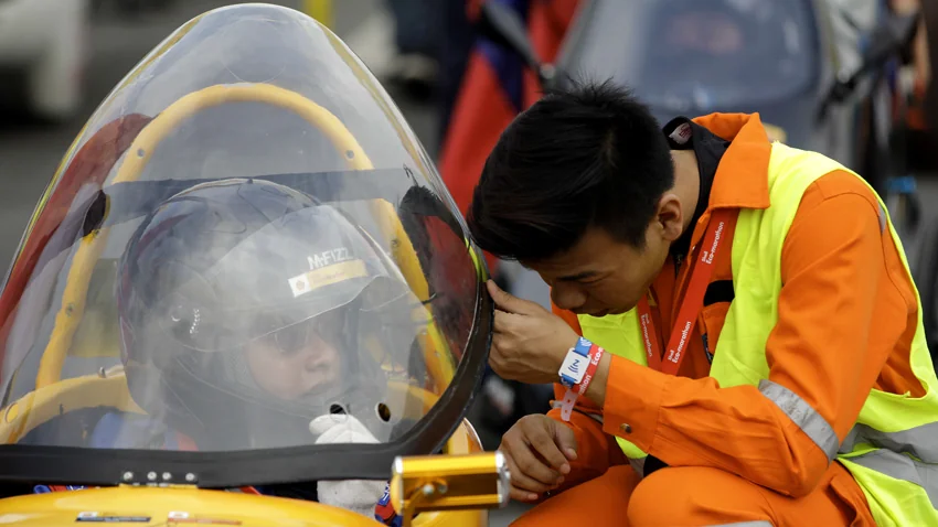 Etudiants du Shell Eco-marathon 2016