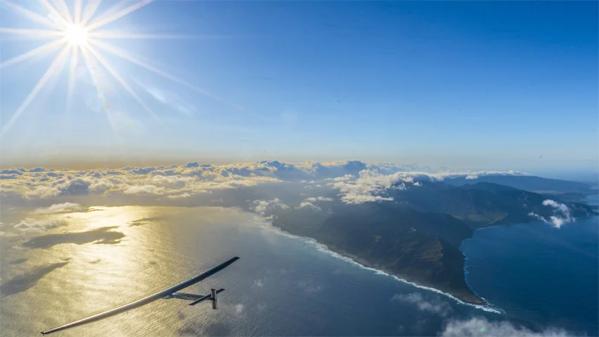 Solar Impulse 2 en Californie