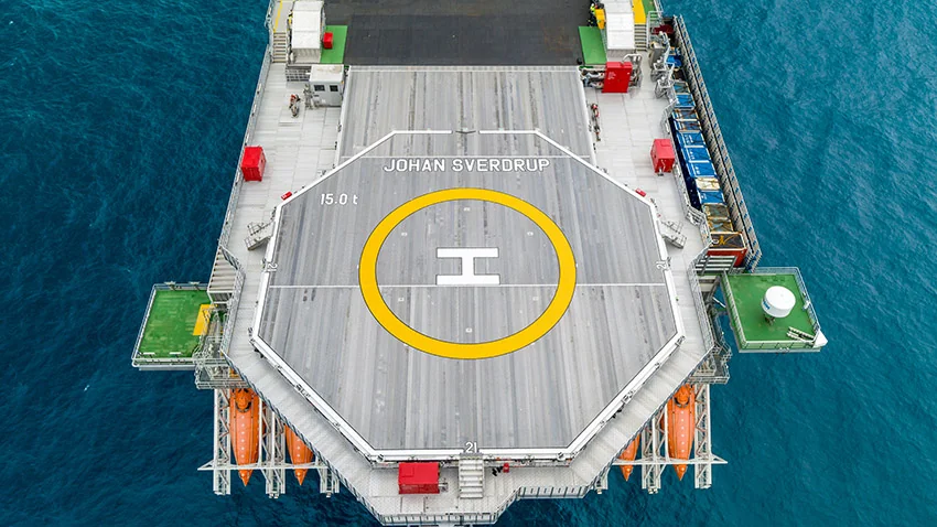 Emissions parc Johan Sverdrup