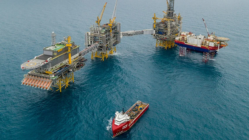 Production champ pétrolier