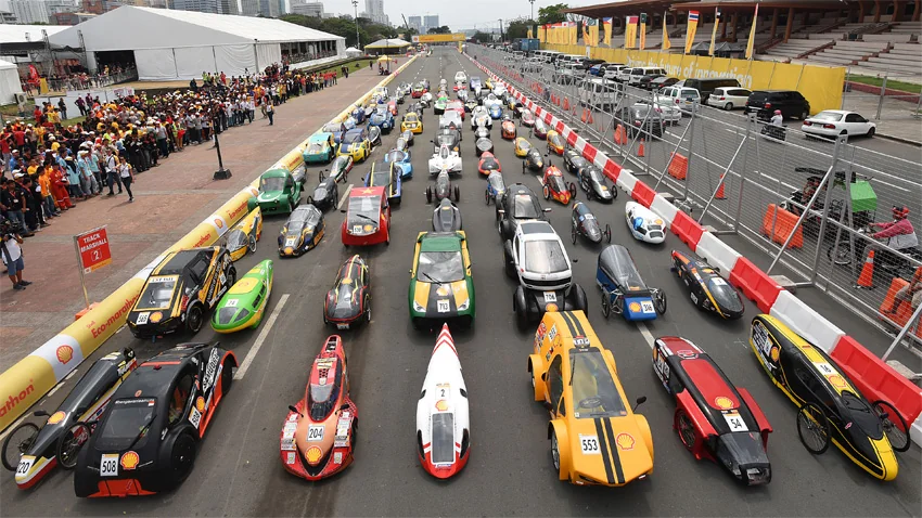 Départ du Shell Eco-marathon 2016