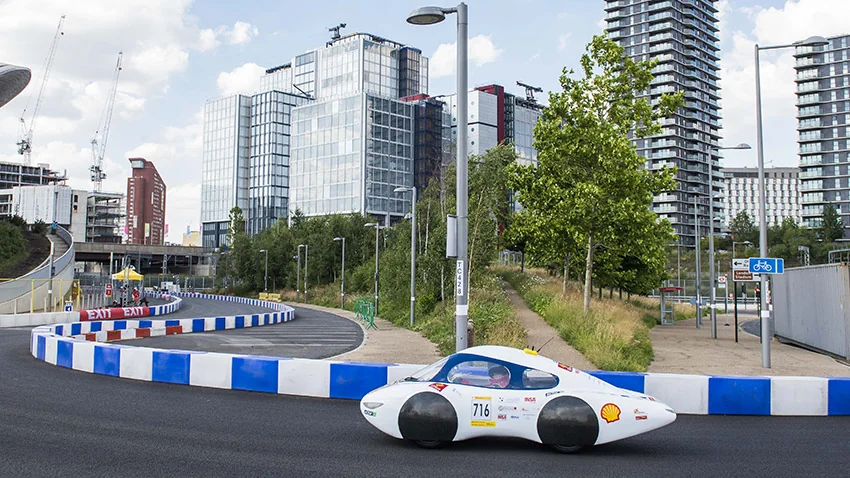 Voiture électrique Shell Eco-marathon 2018