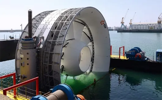 Hydrolienne EDF Brest