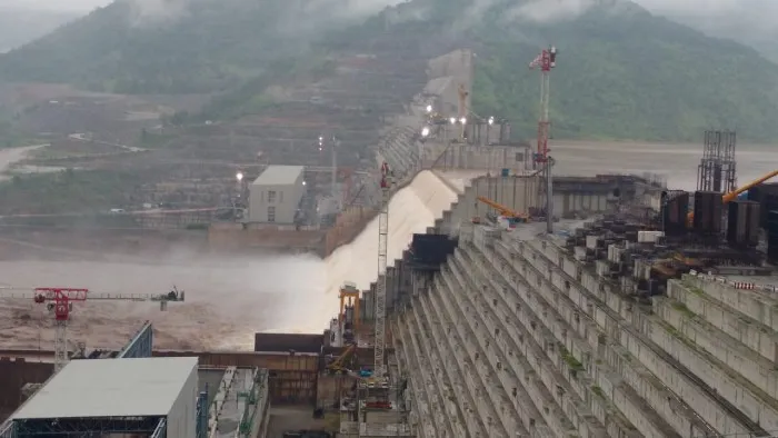 Barrage de Grande Renaissance en juillet 2020