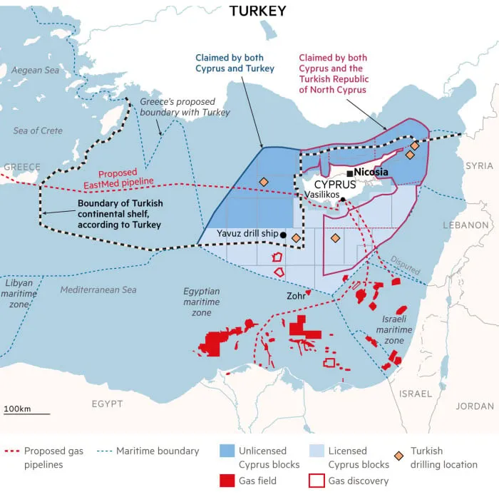 Tensions gazières autour de Chypre