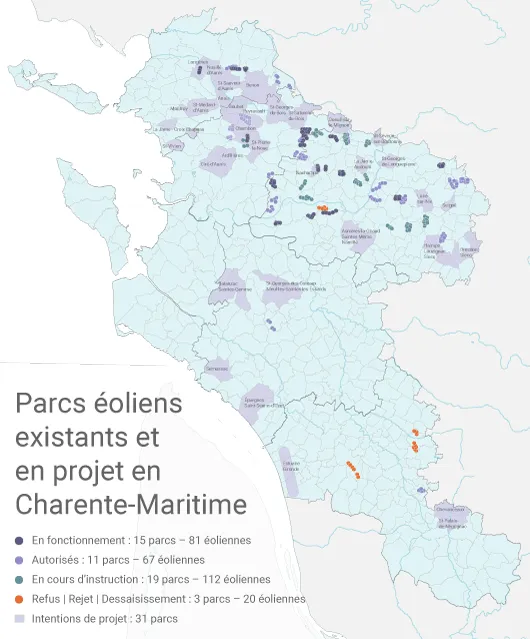 Éolien en Charente-Maritime