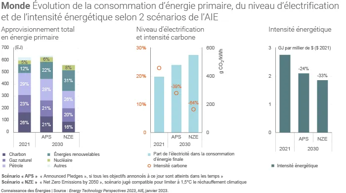 Projections de l'AIE 