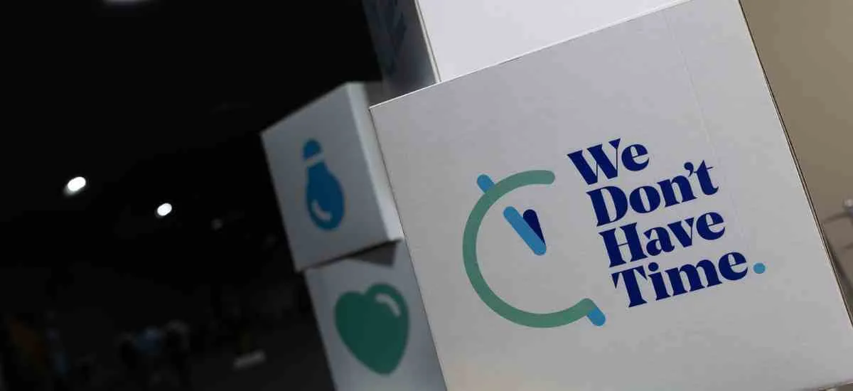 Panneau à la COP30