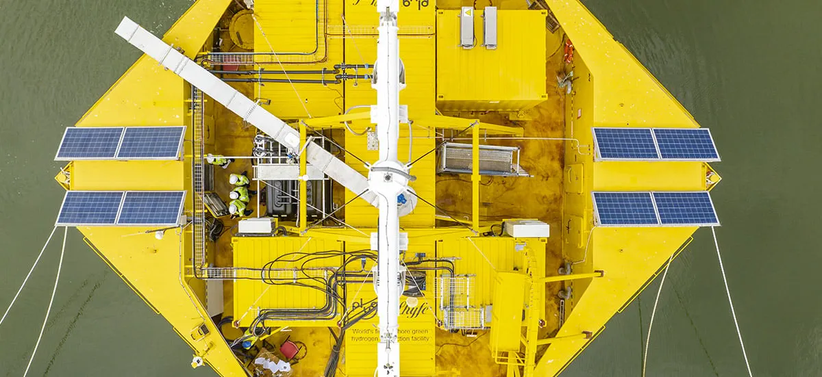 Plateforme « Sealhyfe » à quai