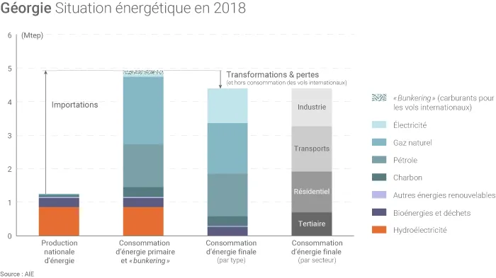 Mix énergétique Géorgie