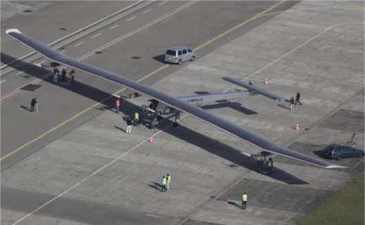 Solar Impulse vue d'en haut